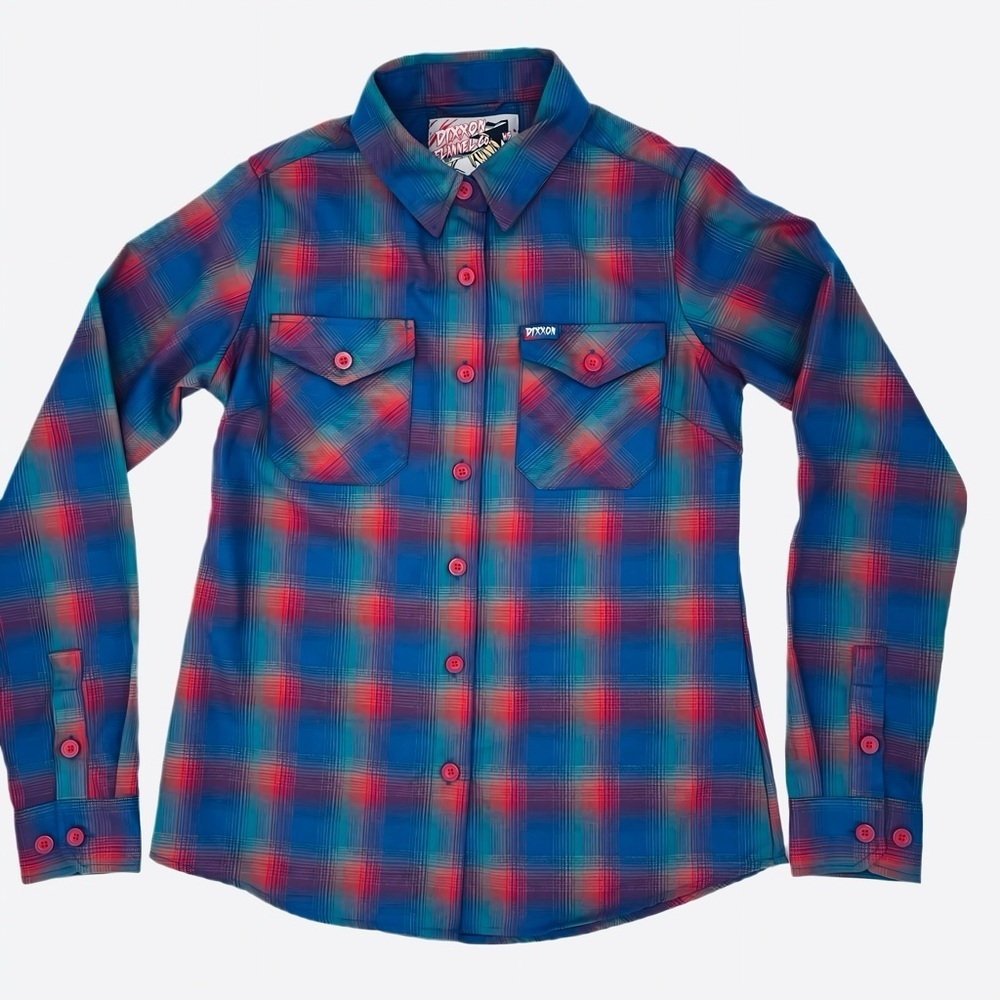 Dixxon Bride Of Chucky Flannel Shirt Womens Small Plaid Horror Button Up Top S